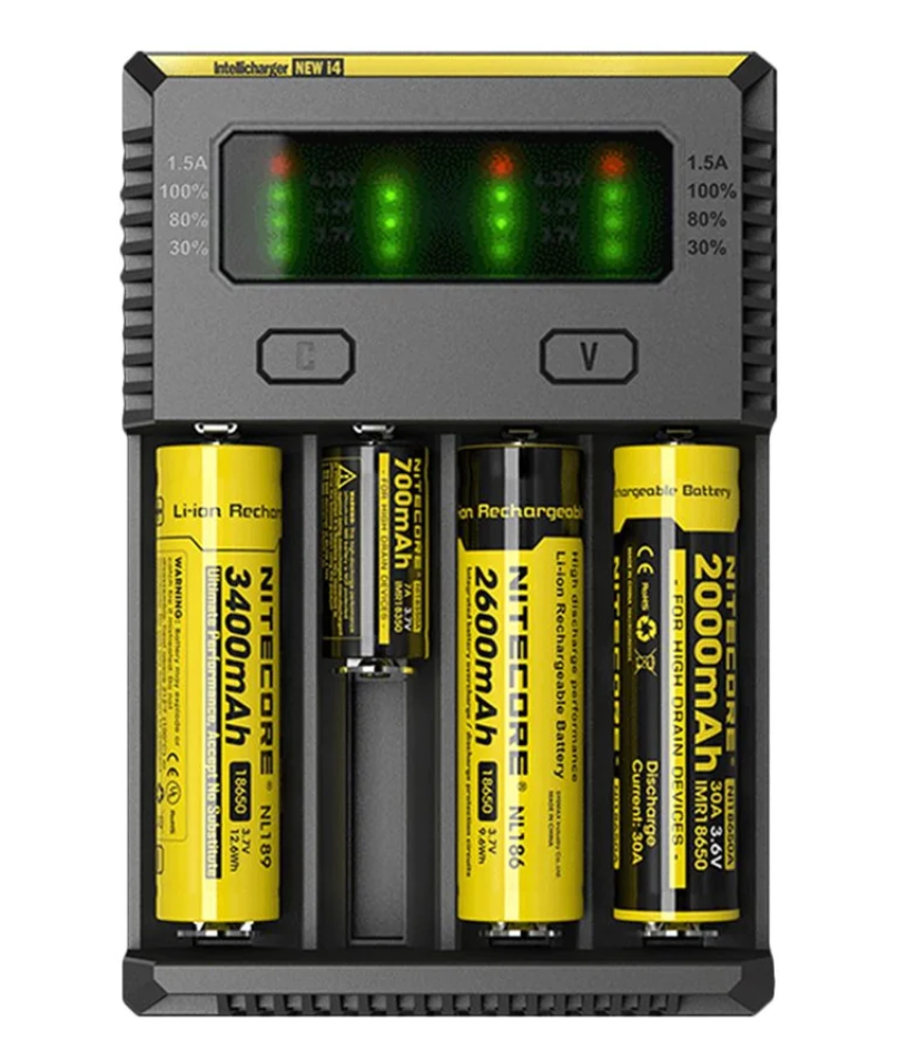 Nitecore I4 (4) Bay Charger