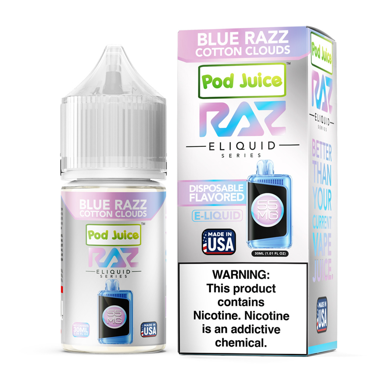 Raz X Pod Juice Synthetic Salt 30ML