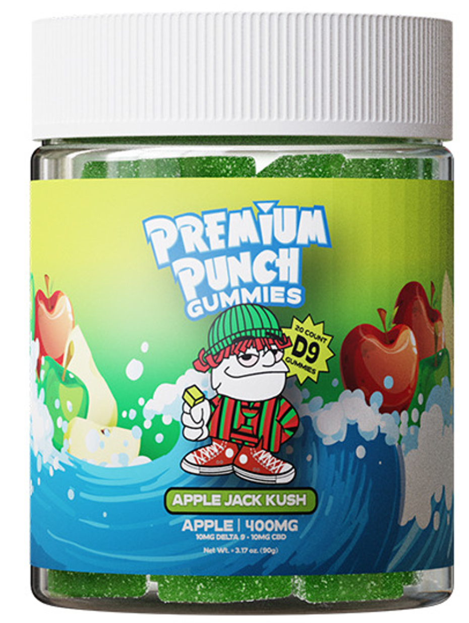 Premium Punch Gummies D9 20 Count