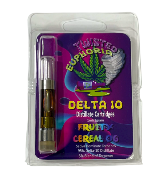 Twisted Euphoria Delta 10 Carts (1Gram)