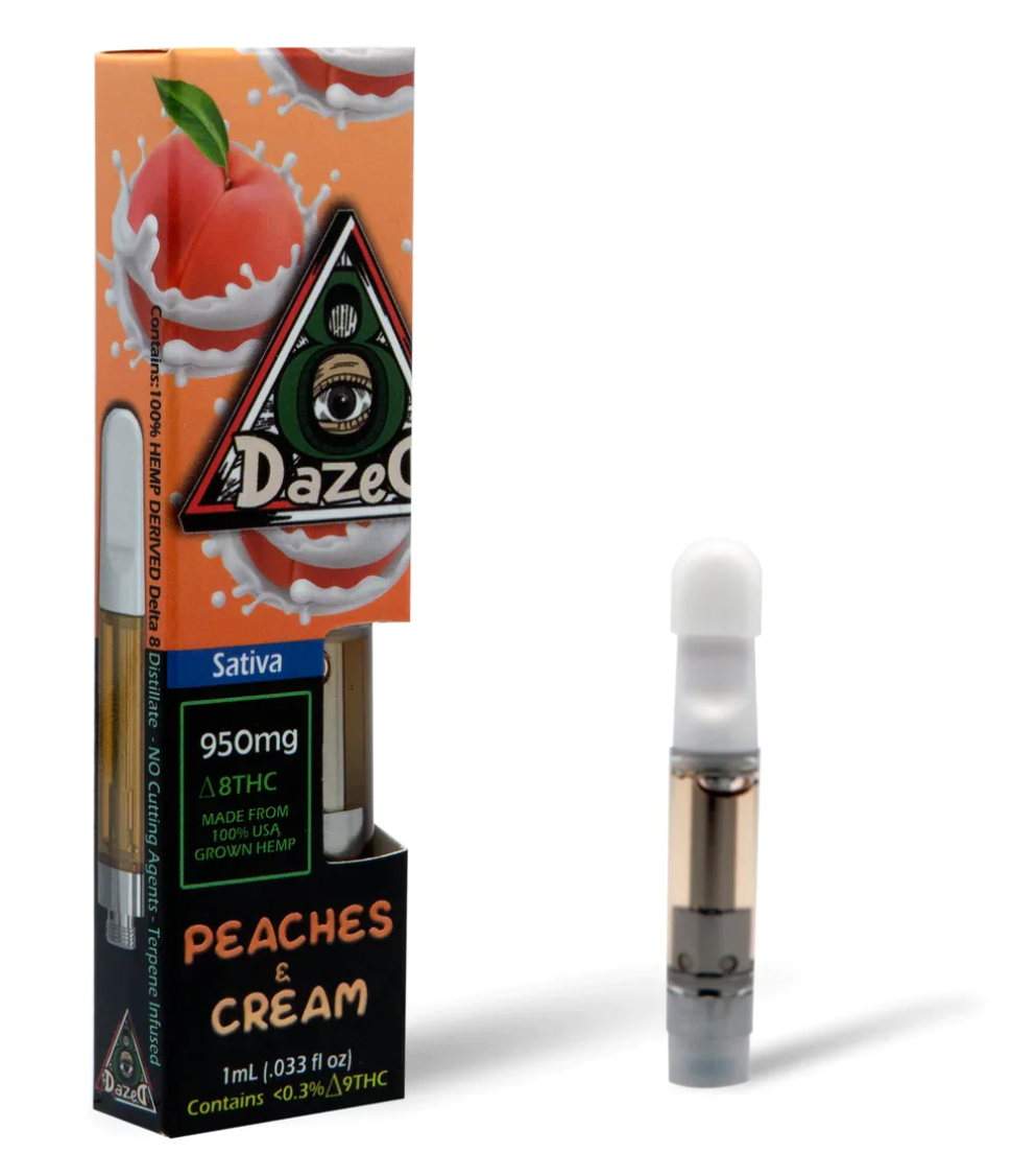 dazed disposable vape Dazed D8 Cartridge 950MG by Earth's Bounty E-Juice