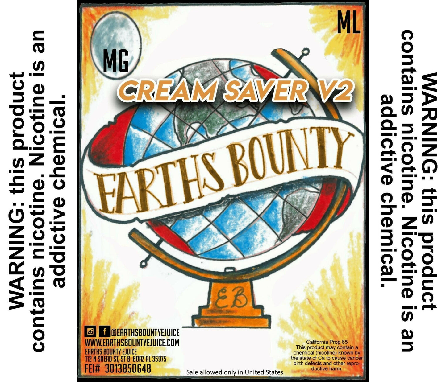 Cream Saver V2 - Earths Bounty E-Juice