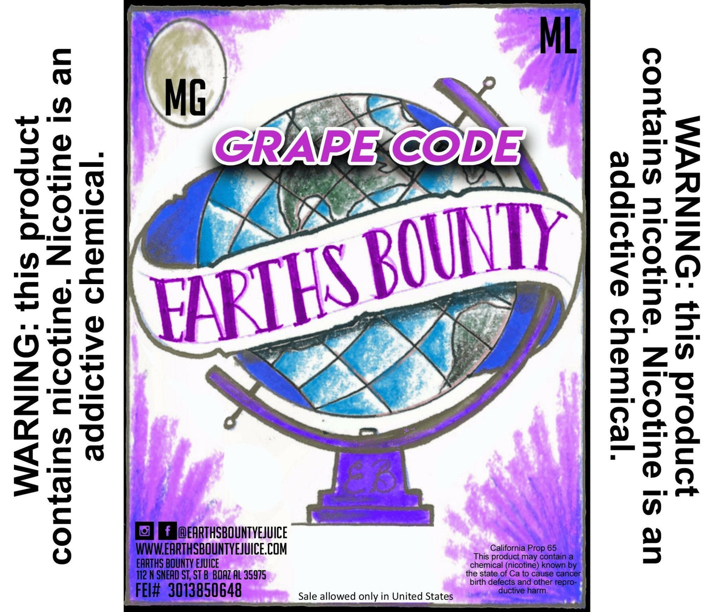 Grape Code - Earths Bounty E-Juice