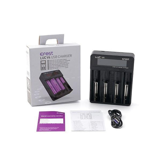 Efest LUC V4 LCD Screen Type C USB Battery Charger