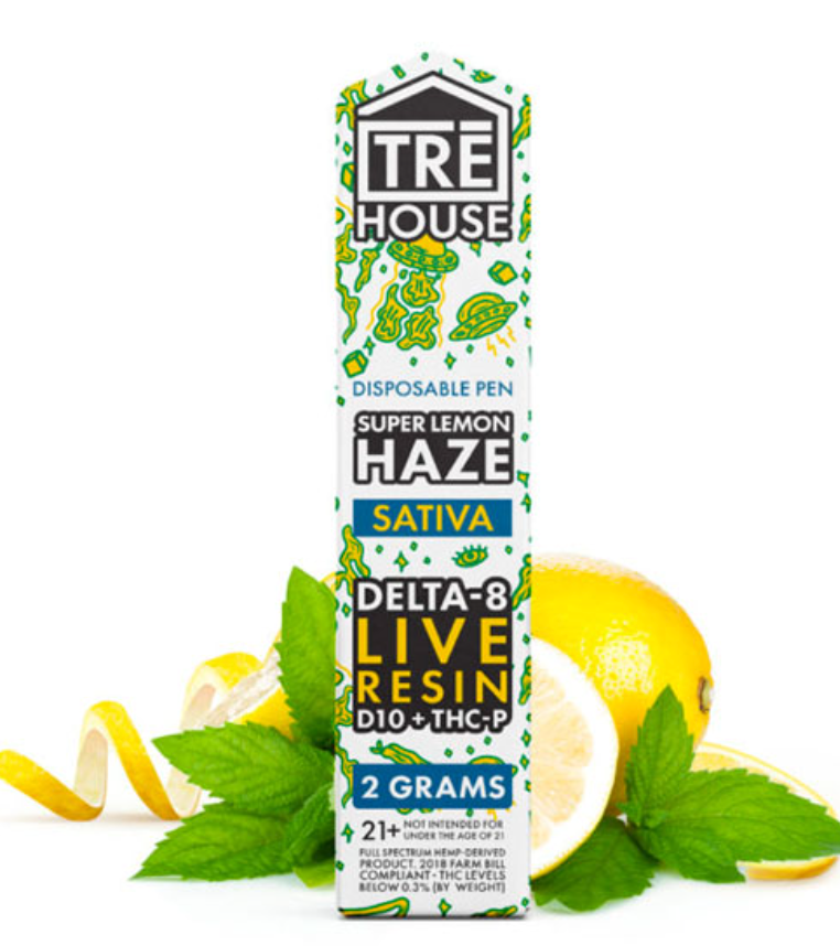 Tre House Live Resin D8 D10 THCP Disposable (2Grams) by Earth's Bounty E-Juice Tre House Live Resin D8 D10 THCP Disposable (2Grams) by Earth's Bounty E-Juice