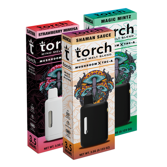 Torch Mind Melt Blend 3.5Gram Disposable   THC-A and Mushroom Extract blend