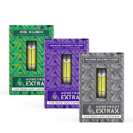 Honeyroot Extrax Live Resin Vape Cartridge HHC + HHC-p | 2G