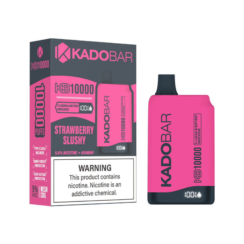 Kado Bar KB10000 18ML 10000 Puffs 650mAh Prefilled Nicotine Salt Rechargeable Disposable Vape by Earth's Bounty E-Juice Kado Bar KB10000 18ML 10000 Puffs 650mAh Prefilled Nicotine Salt Rechargeable Disposable Vape by Earth's Bounty E-Juice