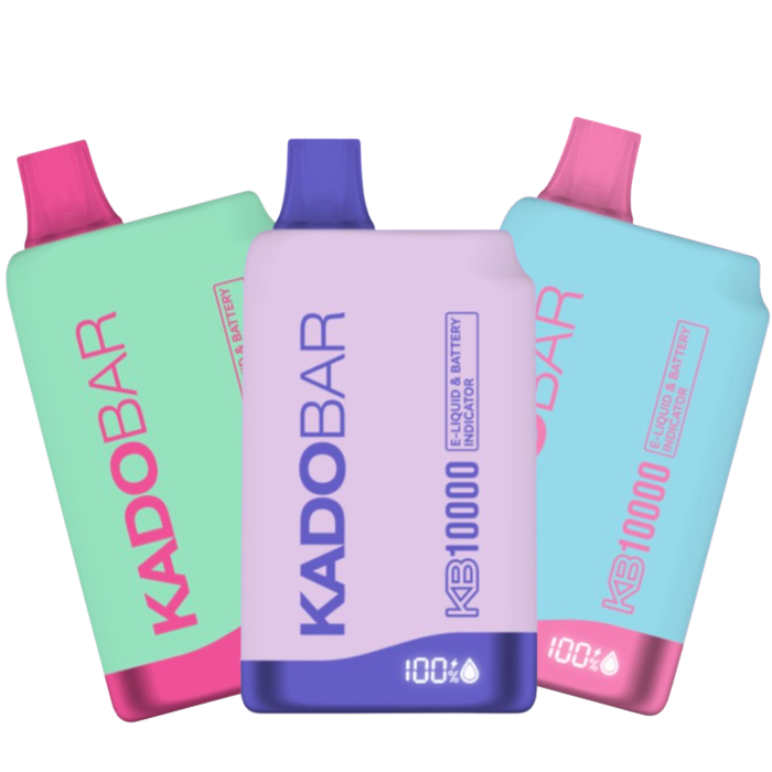 Kado Bar KB10000 18ML 10000 Puffs 650mAh Prefilled Nicotine Salt Rechargeable Disposable Vape by Earth's Bounty E-Juice