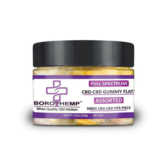 Borohemp CBD CBG Gummy Flats