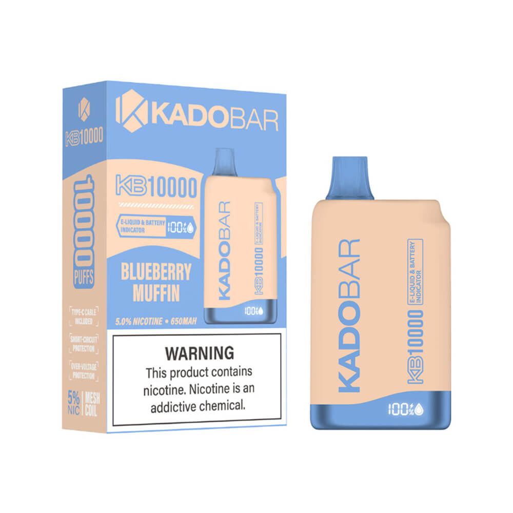 Kado Bar KB10000 18ML 10000 Puffs 650mAh Prefilled Nicotine Salt Rechargeable Disposable Vape