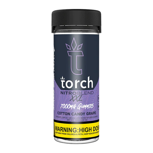 Torch Nitro Blend XXL  7000MG 20ct THCp+ HHCp Gummies