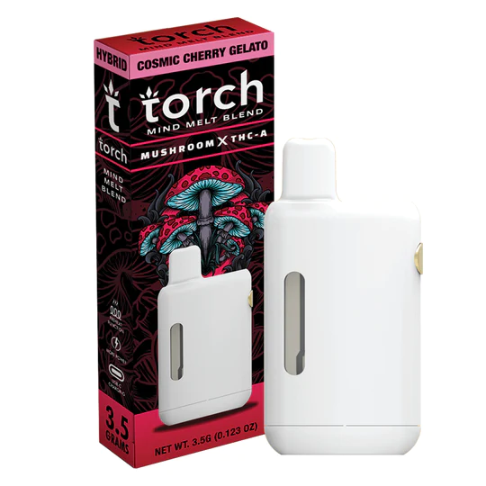 Torch Mind Melt Blend 3.5Gram Disposable   THC-A and Mushroom Extract blend