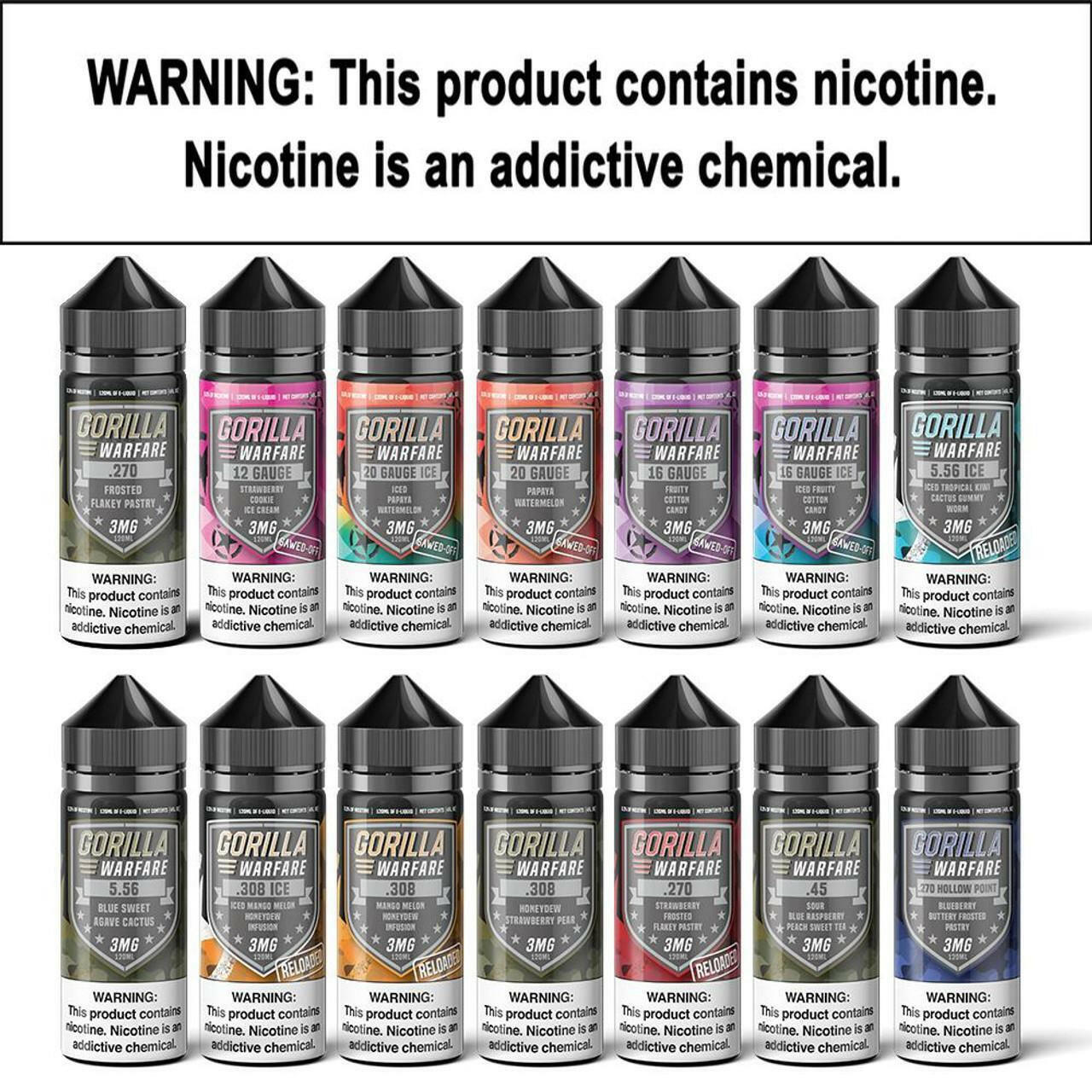 Gorilla Warfare E Liquid 120ML