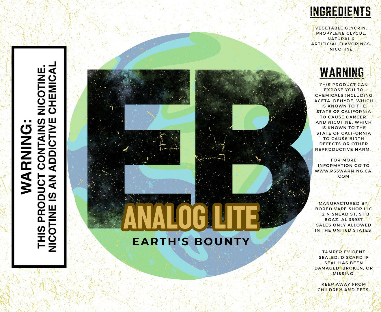 Analog Lite - Earths Bounty E-Juice