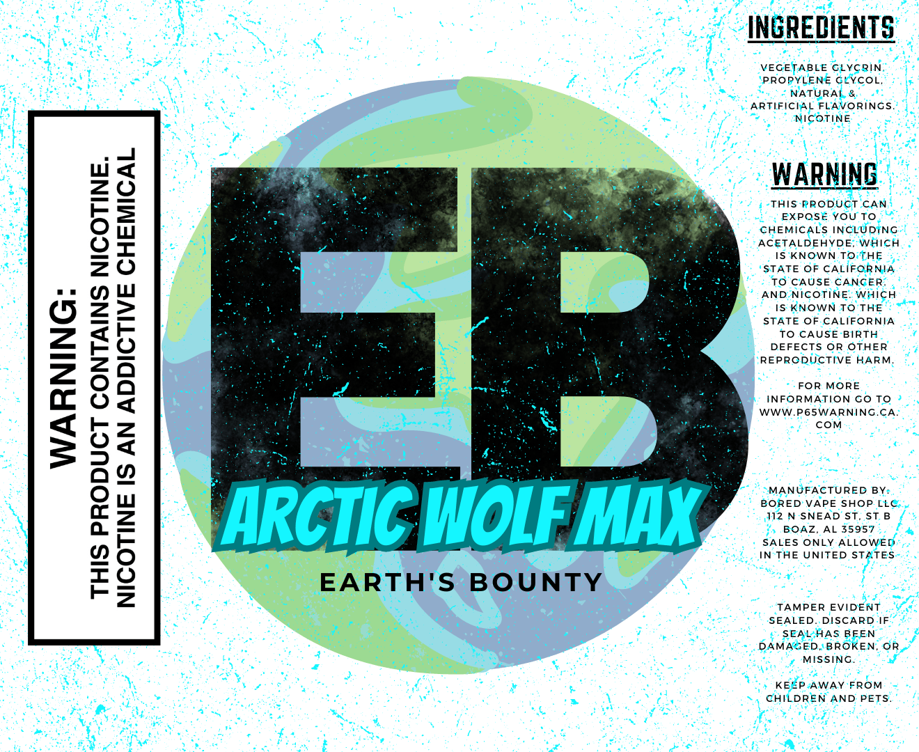 Arctic Wolf Max - Earths Bounty E-Juice