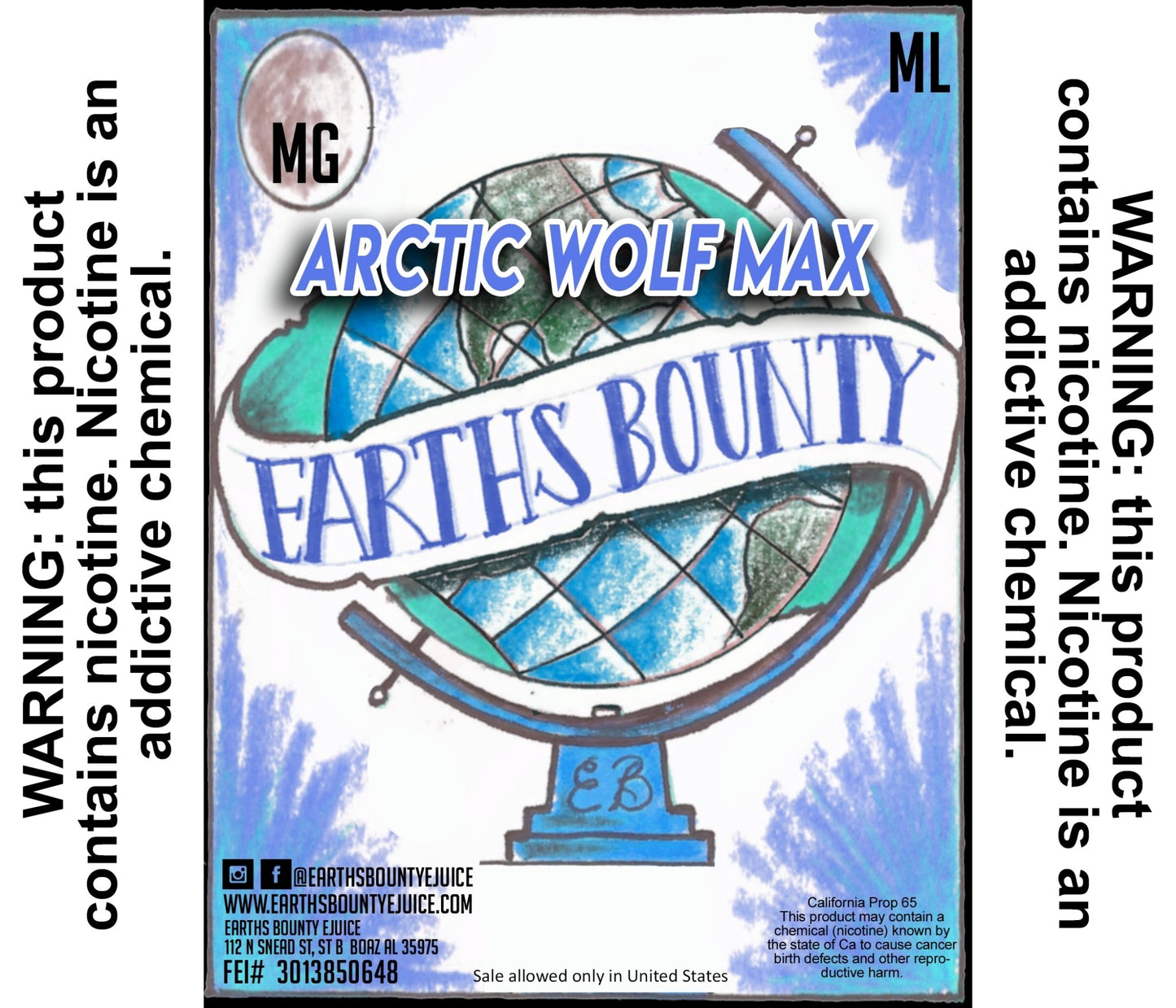 Arctic Wolf Max - Earths Bounty E-Juice