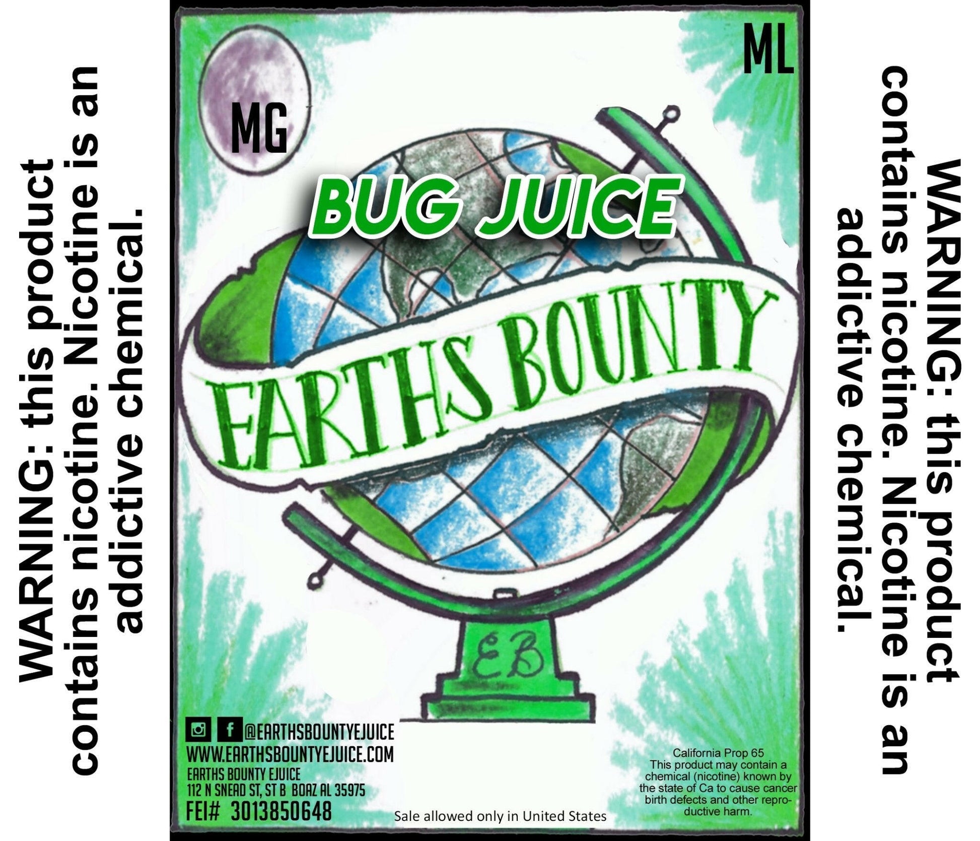 Bug J by Earth's Bounty E-Juice Bug J by Earth's Bounty E-Juice