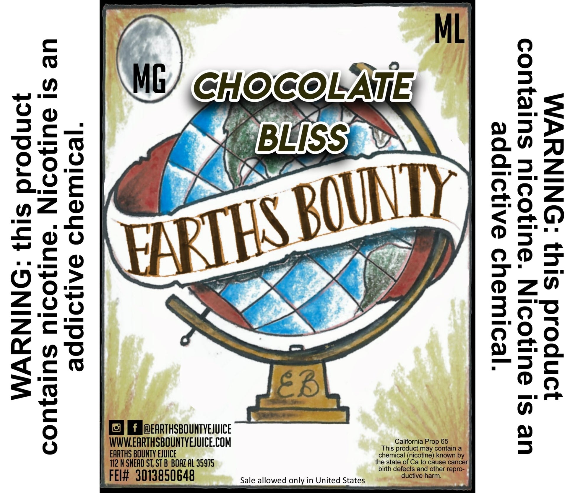 Chocolate Bliss - Earths Bounty E-Juice