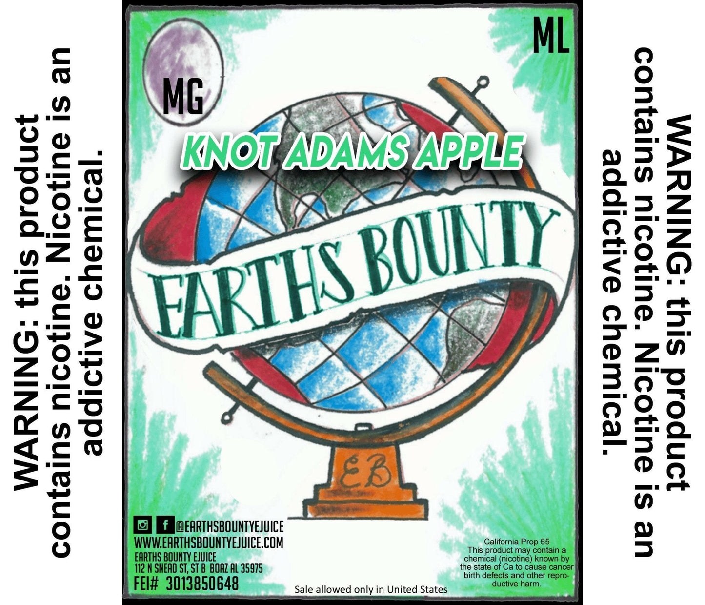 Knott's Adams Apple - Earths Bounty E-Juice