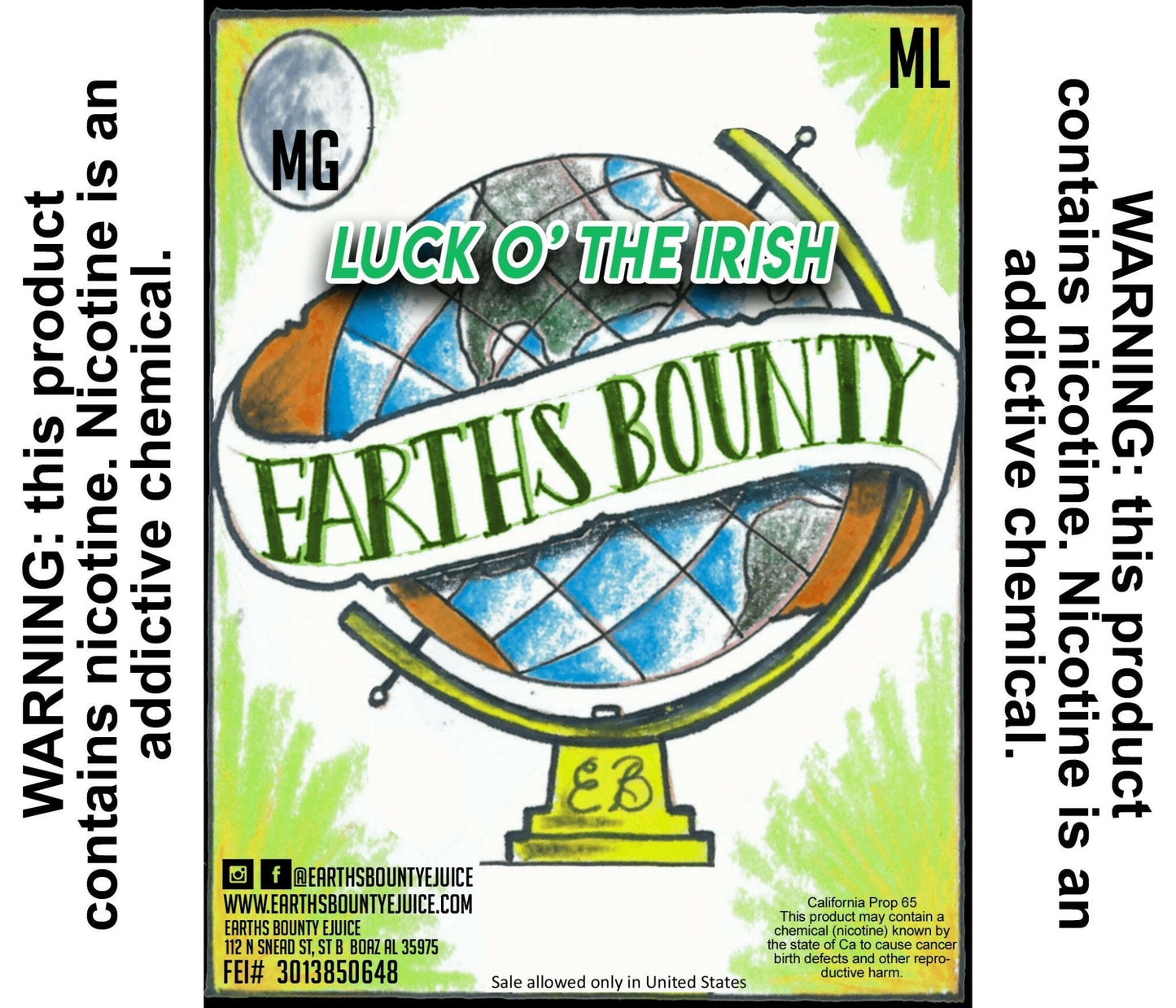 Luck of the Irish - Earths Bounty E-Juice