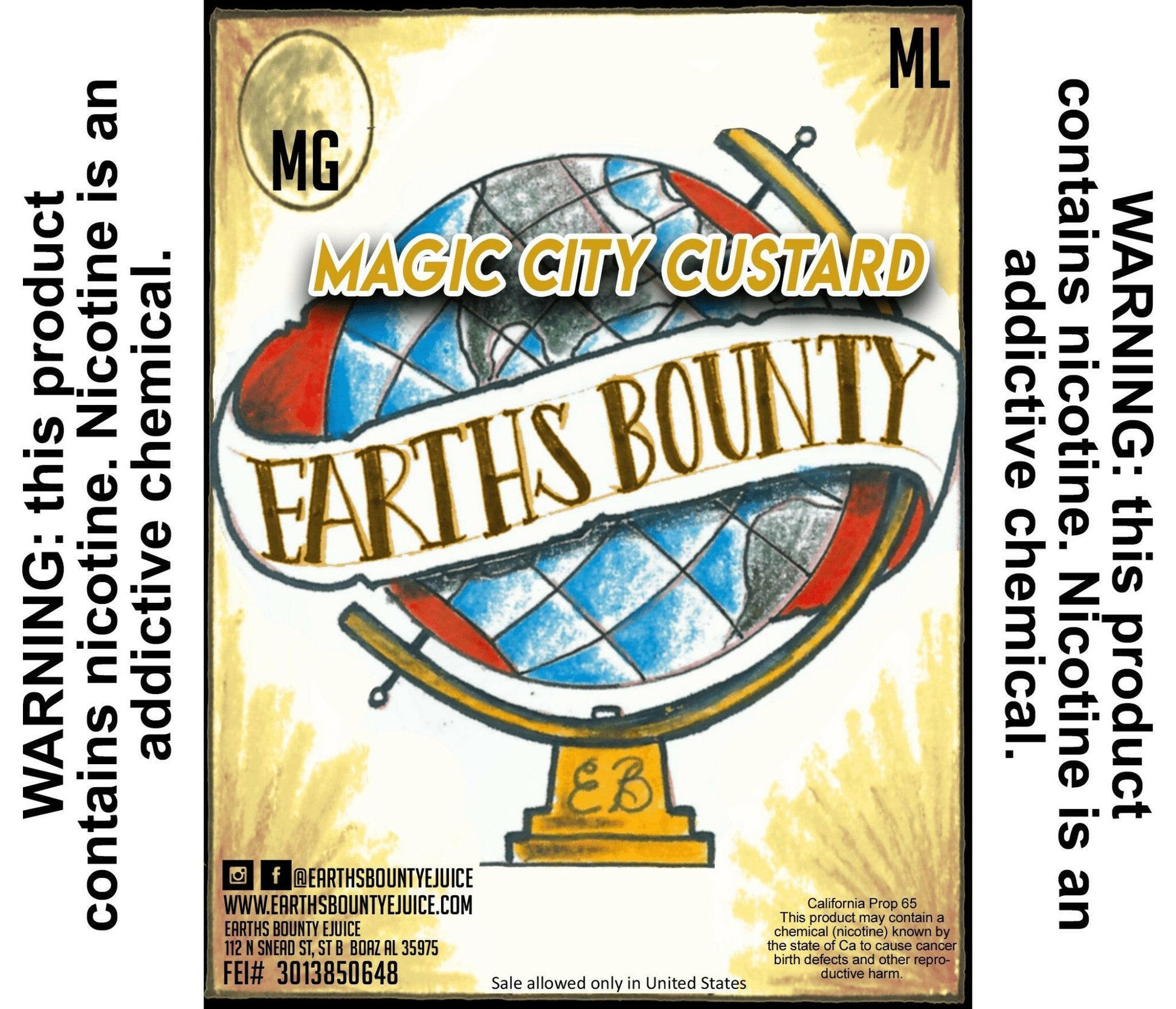 Magic City Custard - Earths Bounty E-Juice
