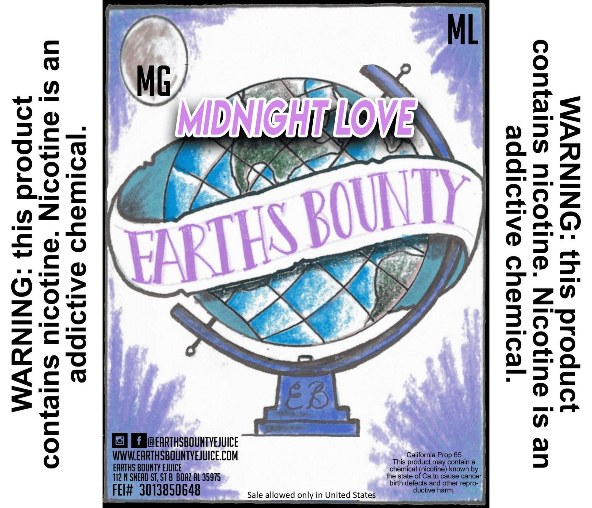 Midnight Love - Earths Bounty E-Juice