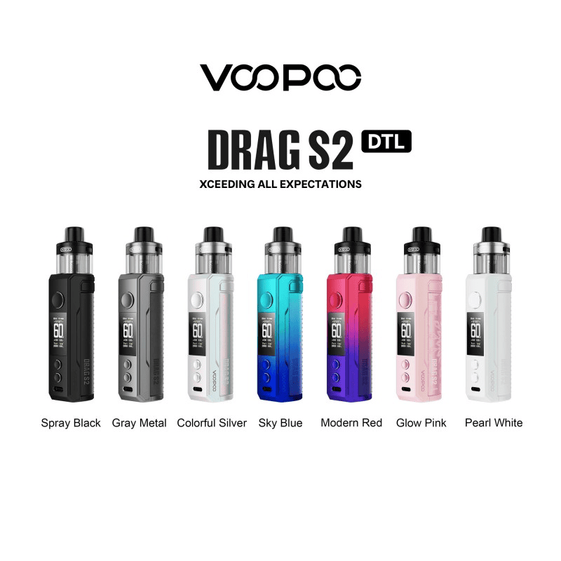 VooPoo Drag S2 Kit (DTL) - Image 2